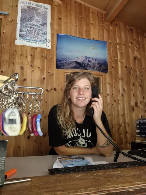 Caroline, équipe Ubaye