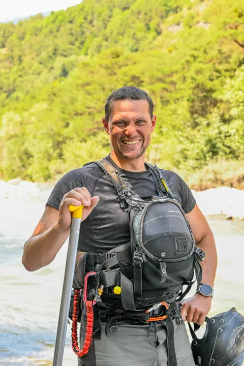 Tristan, guide de rivière