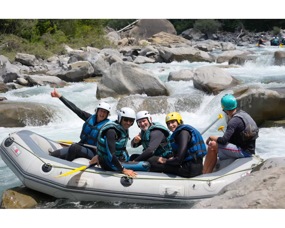 Rafting sur l'Ubaye avec Eau Vive Passion